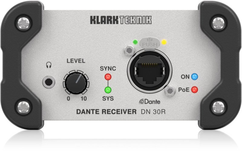 KLARK TEKNIK DN 30R - двухканальный конвертор DANTE в аналоговый сигнал