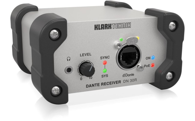 KLARK TEKNIK DN 30R - двухканальный конвертор DANTE в аналоговый сигнал