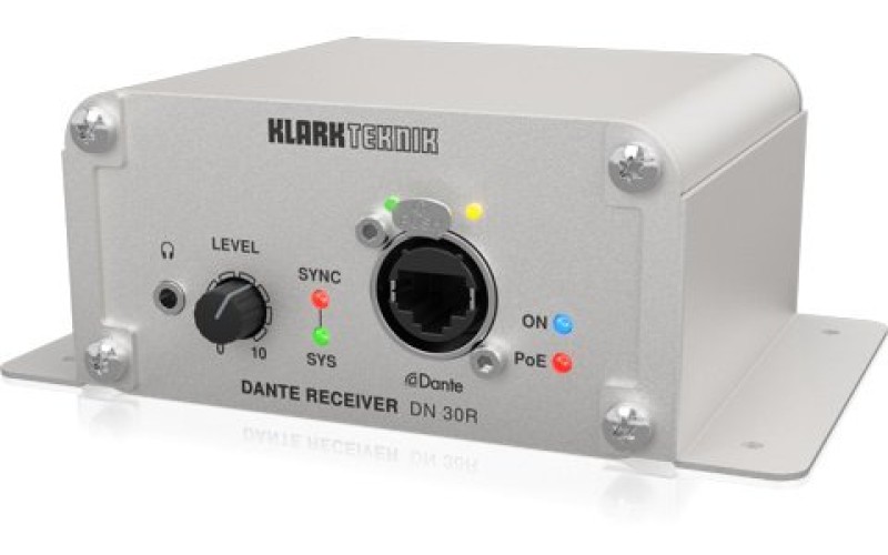 KLARK TEKNIK DN 30R - двухканальный конвертор DANTE в аналоговый сигнал