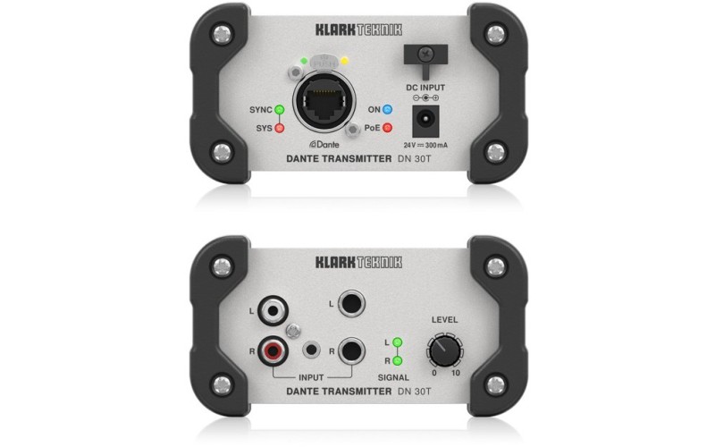 KLARK TEKNIK DN 30T - конвертер аналогового стереосигнала в Dante