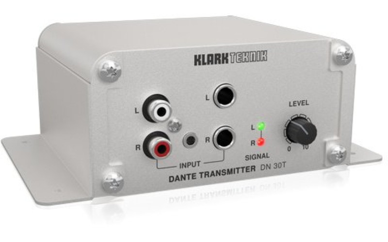 KLARK TEKNIK DN 30T - конвертер аналогового стереосигнала в Dante