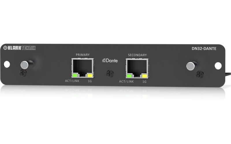 KLARK TEKNIK DN32-DANTE - плата расширения DANTE для Behringer X32, Midas M32