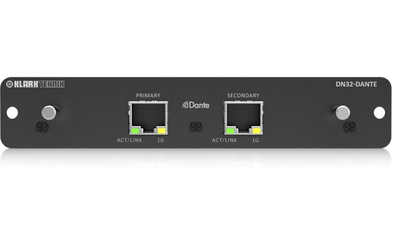KLARK TEKNIK DN32-DANTE - плата расширения DANTE для Behringer X32, Midas M32