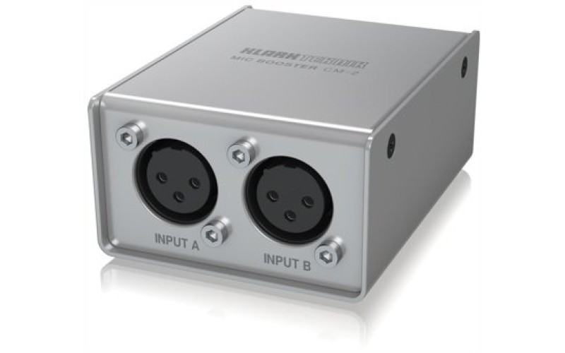 KLARK TEKNIK MIC BOOSTER CM-2 - двухканальный микрофонный предусилитель