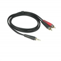 KLOTZ AY7-0100 инсертный кабель 2RCA x stereo mini jack 1 м