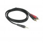 KLOTZ AY7-0100 инсертный кабель 2RCA x stereo mini jack 1 м