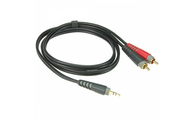 KLOTZ AY7-0200 инсертный кабель 2RCA x stereo mini jack 2 м