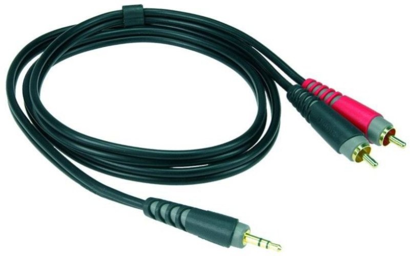 KLOTZ AY7-0600 инсертный кабель 2RCA x stereo mini jack 6 м