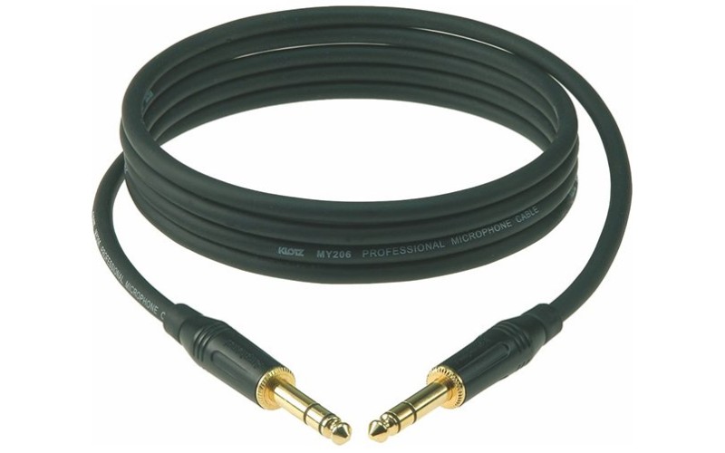 Klotz B3PP1-0200 Коммутационный кабель Jack 6,35мм 3p, 2м, балансный