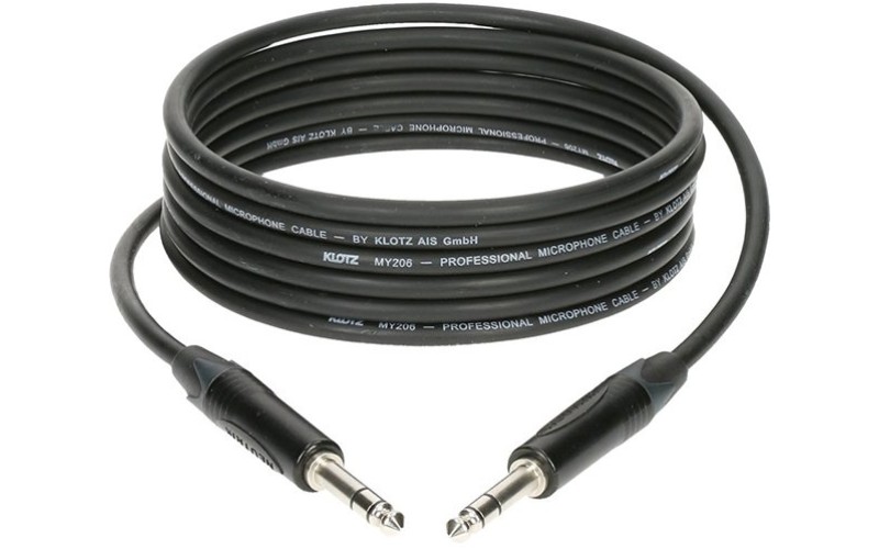 Klotz B4PP1-0300 Коммутационный кабель Jack 6,35мм 3p, 3м, балансный