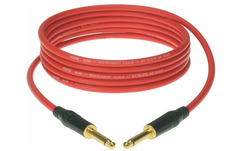 Klotz KIKA03PP3 KIK Кабель инструментальный, 3м, красный