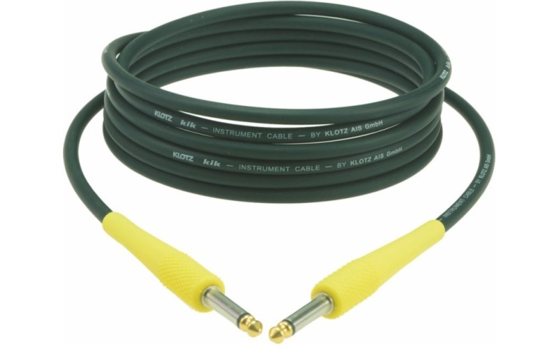 KLOTZ KIKC4.5 PP5 готовый инструментальный кабель, разъёмы KLOTZ Mono Jack, 4,5м