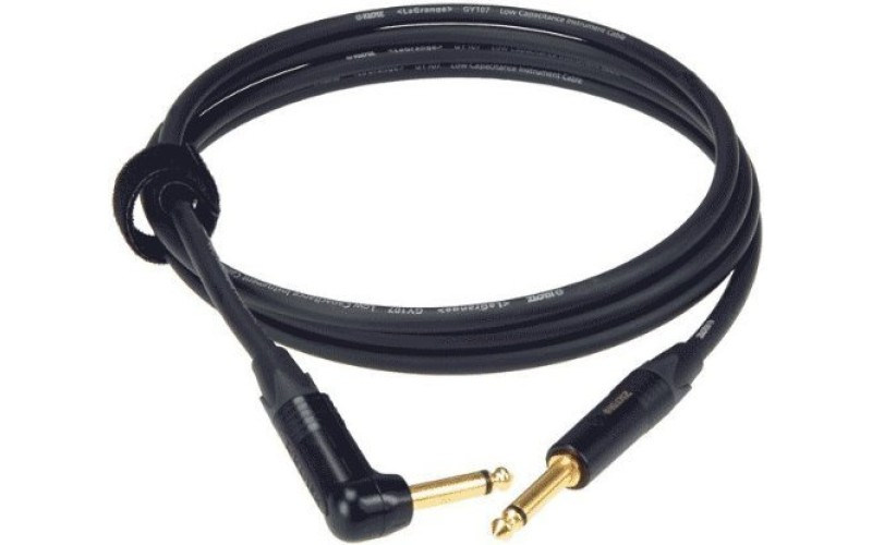 KLOTZ LAGPR0600 инструментальный кабель, моно Jack Neutrik - моно Jack Neutrik угловой, 6м