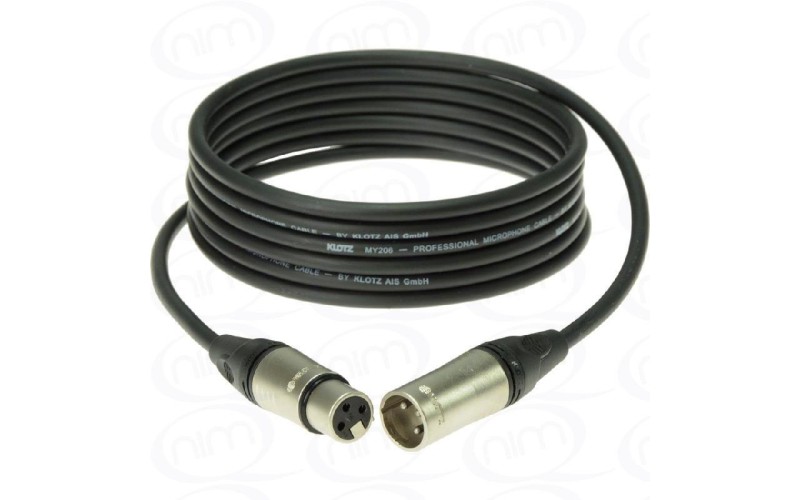 KLOTZ M1K1FM0300 M1 - готовый микрофонный кабель, XLR мама XLR папа, 3м