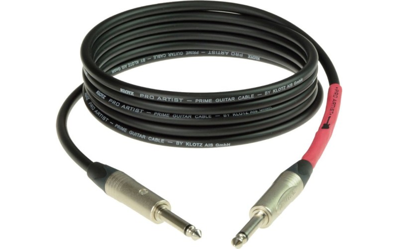KLOTZ PRON060PP Pro Artist готовый инструментальный кабель, длина 6 м., разъемы Neutrik Mono Jack (п