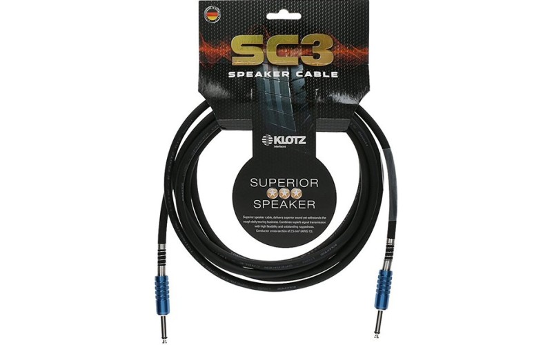 Klotz SC3PP10SW SC3 Кабель акустический 6.35мм, 10м