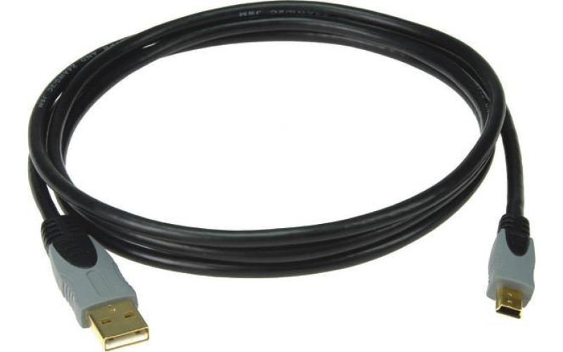 KLOTZ USB-AMB3 кабель-переходник USB A-B Mini 3 м
