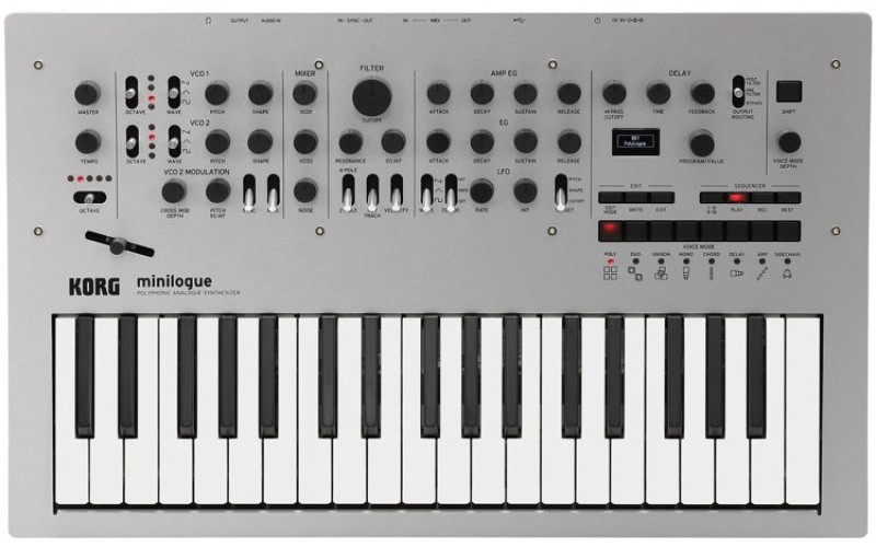 KORG Minilogue 37-клавишный программируемый полифонический синтезатор