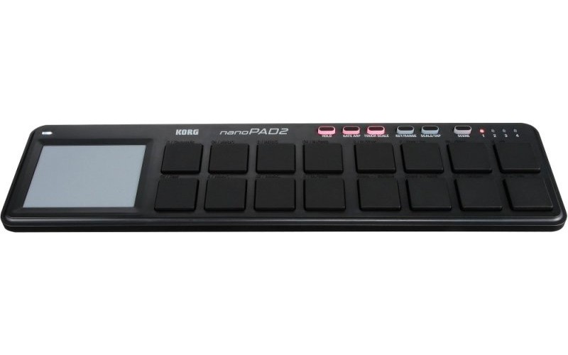 KORG NANOPAD2-BK портативный USB-MIDI-контроллер
