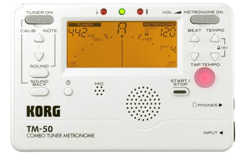 KORG TM-50PW тюнер-метроном