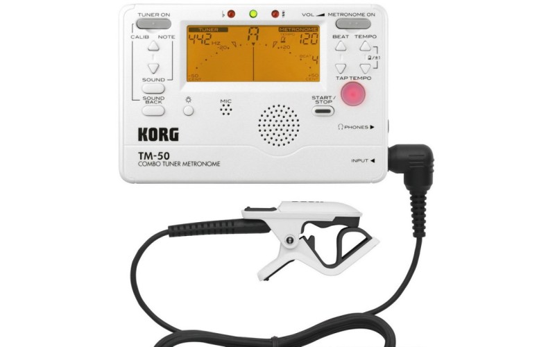 KORG TM50-C PW тюнер-метроном