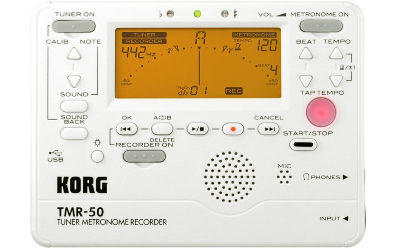KORG TMR-50PW портативный рекордер/тюнер/метроном