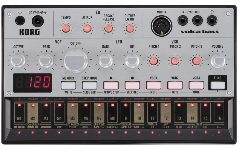 KORG volca bass аналоговая бас-машина