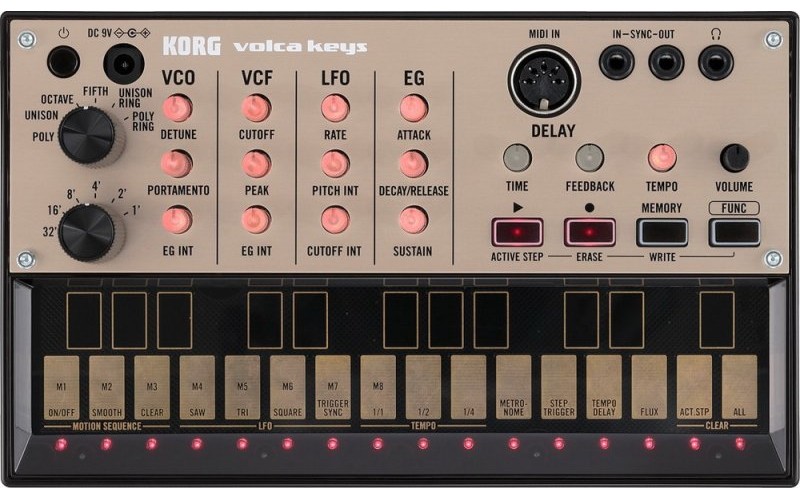 KORG volca keys аналоговый луп-синтезатор