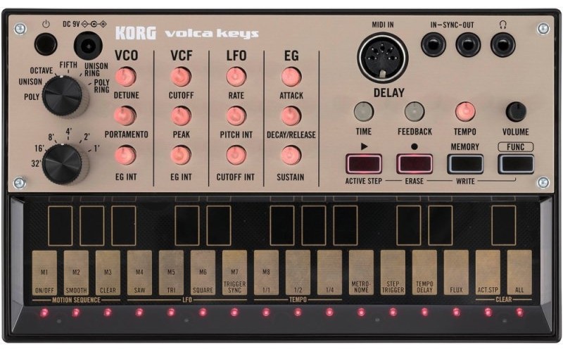 KORG volca keys аналоговый луп-синтезатор