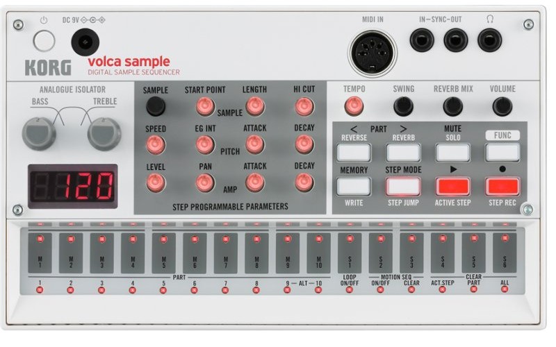 KORG volca sample грувбокс-семплер