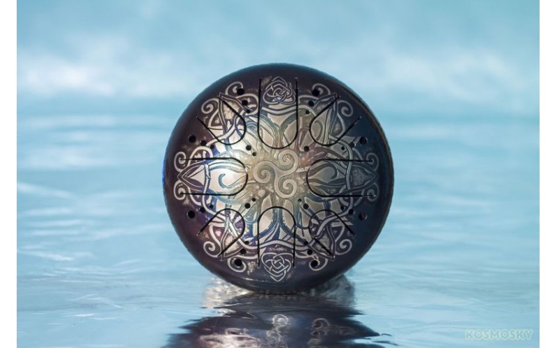 Kosmosky KSY.22.C.e7 Глюкофон 22см, гравировка «Триксель», полукруглые лепестки,