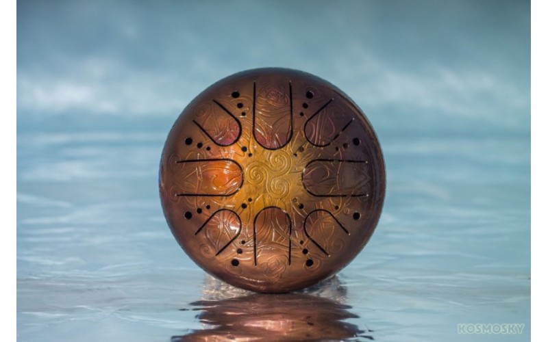 Kosmosky KSY.22.C.e8 Глюкофон 22см, гравировка «Триксель», полукруглые лепестки,