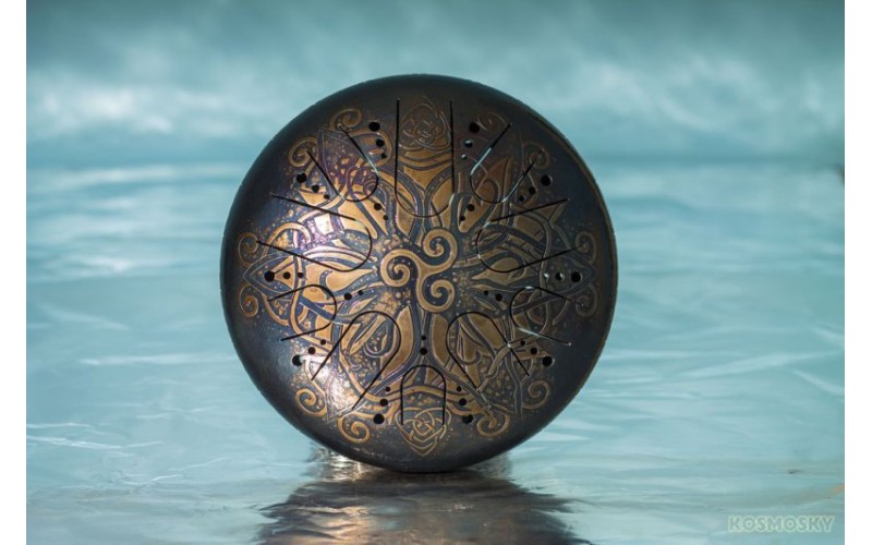 Kosmosky KSY.30.C.e.1-2x Глюкофон 30см, полукруглые лепестки, двусторонний, гравировка 