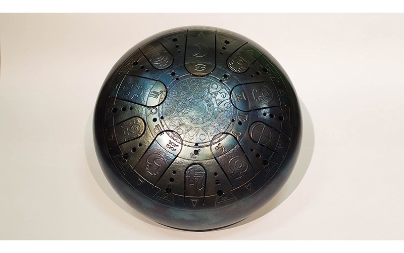 Kosmosky KSY.37.C.e2 Глюкофон 37см, гравировка «Гороскоп», полукруглые лепестки,