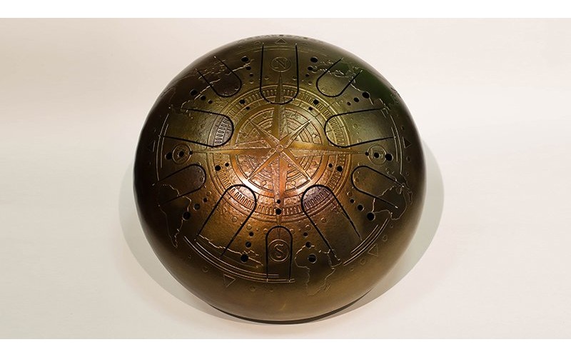 Kosmosky KSY.37.C.e3 Глюкофон 37см, гравировка «Компас», полукруглые лепестки,