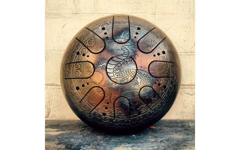 Kosmosky KSY.61.C.e Глюкофон 61см, гравировка «Дракон», полукруглые лепестки,