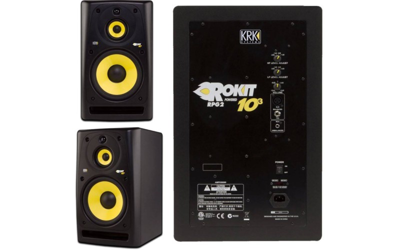 KRK RP10-3 активный трехполосный студийный монитор