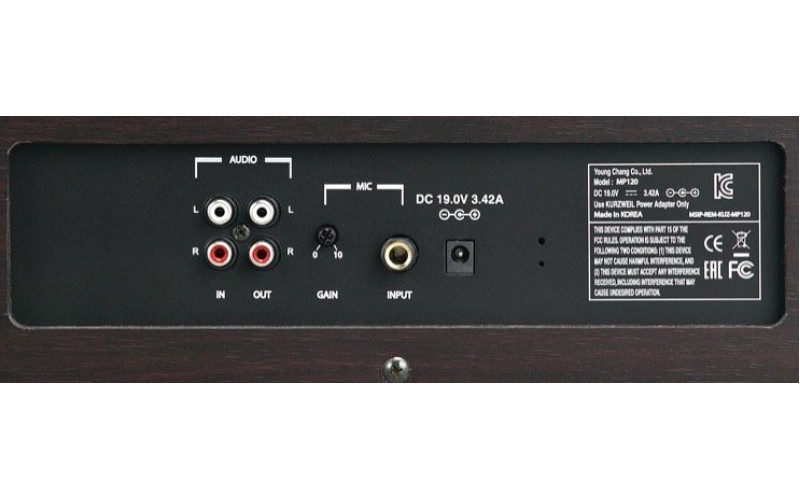 KURZWEIL MP120 SR - Цифровое пианино, палисандр, с банкеткой