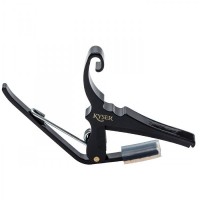 KYSER KG6B каподастр для акустической гитары, цвет черный