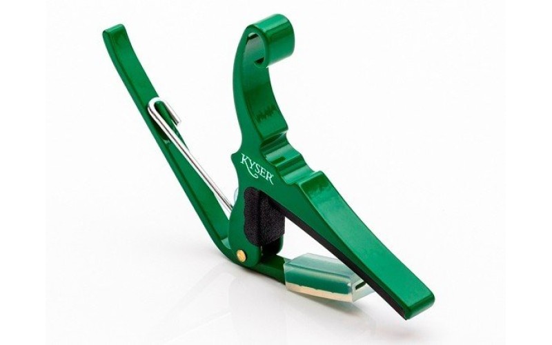 KYSER KG6EG каподастр для акустической гитары, цвет изумрудный зеленый
