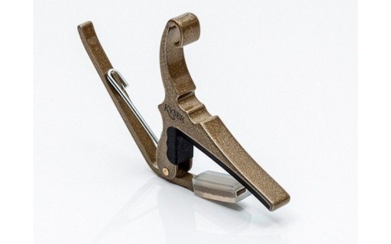 KYSER KG6G каподастр для акустической гитары, цвет золотой