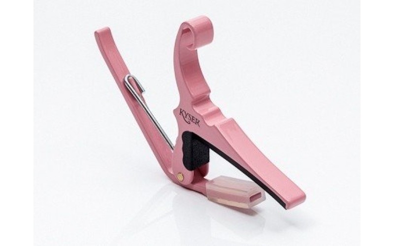 KYSER KG6K каподастр для акустической гитары, цвет розовый