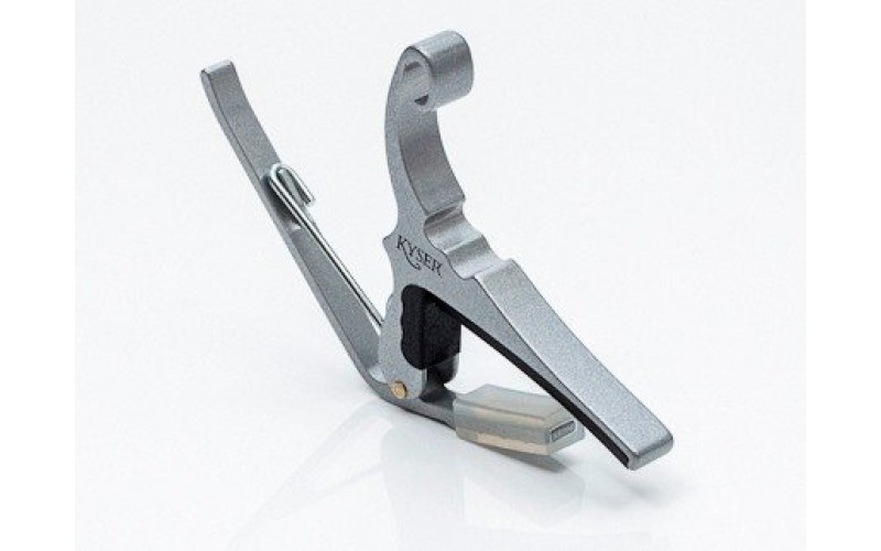 KYSER KG6S каподастр для акустической гитары, цвет серебро