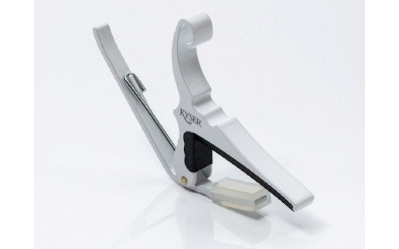 KYSER KG6W каподастр для акустической гитары, цвет белый