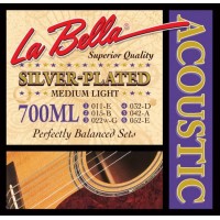 LA BELLA 700ML - струны для акустической гитары, 011-052