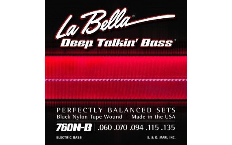 LA BELLA 760N-B - струны для 5-струнной бас-гитары 060-135