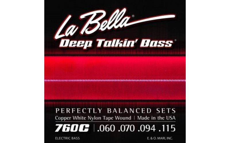 LA BELLA 760С - струны для бас-гитары, 060-115