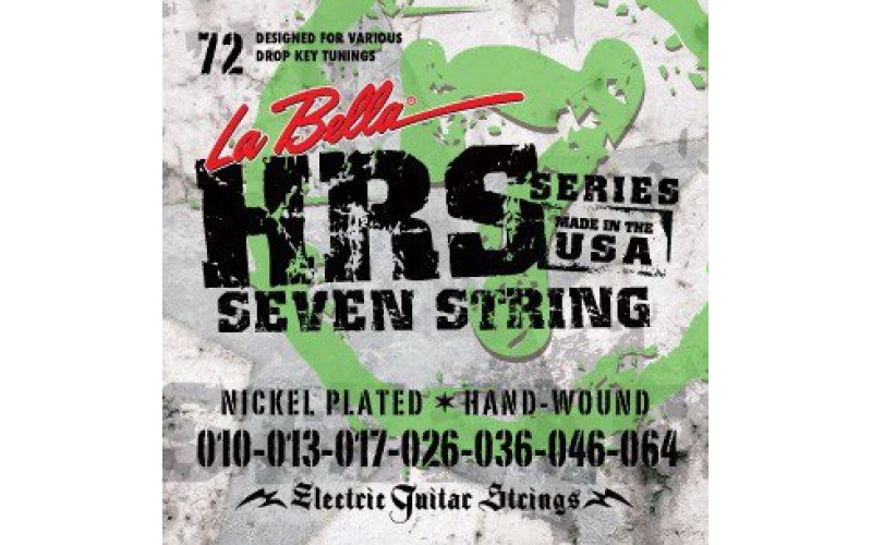 LA BELLA HRS-72 - струны для 7-струнной электрогитары 010-064