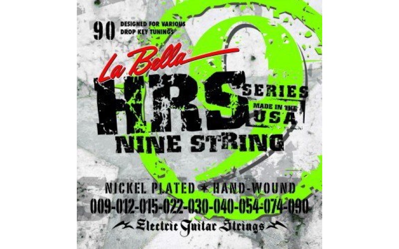 LA BELLA HRS-90 - струны для 9-струнной электрогитары, 009-090