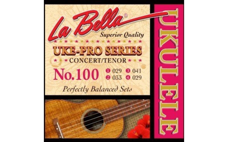 LA BELLA Set 100 Tenor/Concert - струны для укулеле тенор/концерт